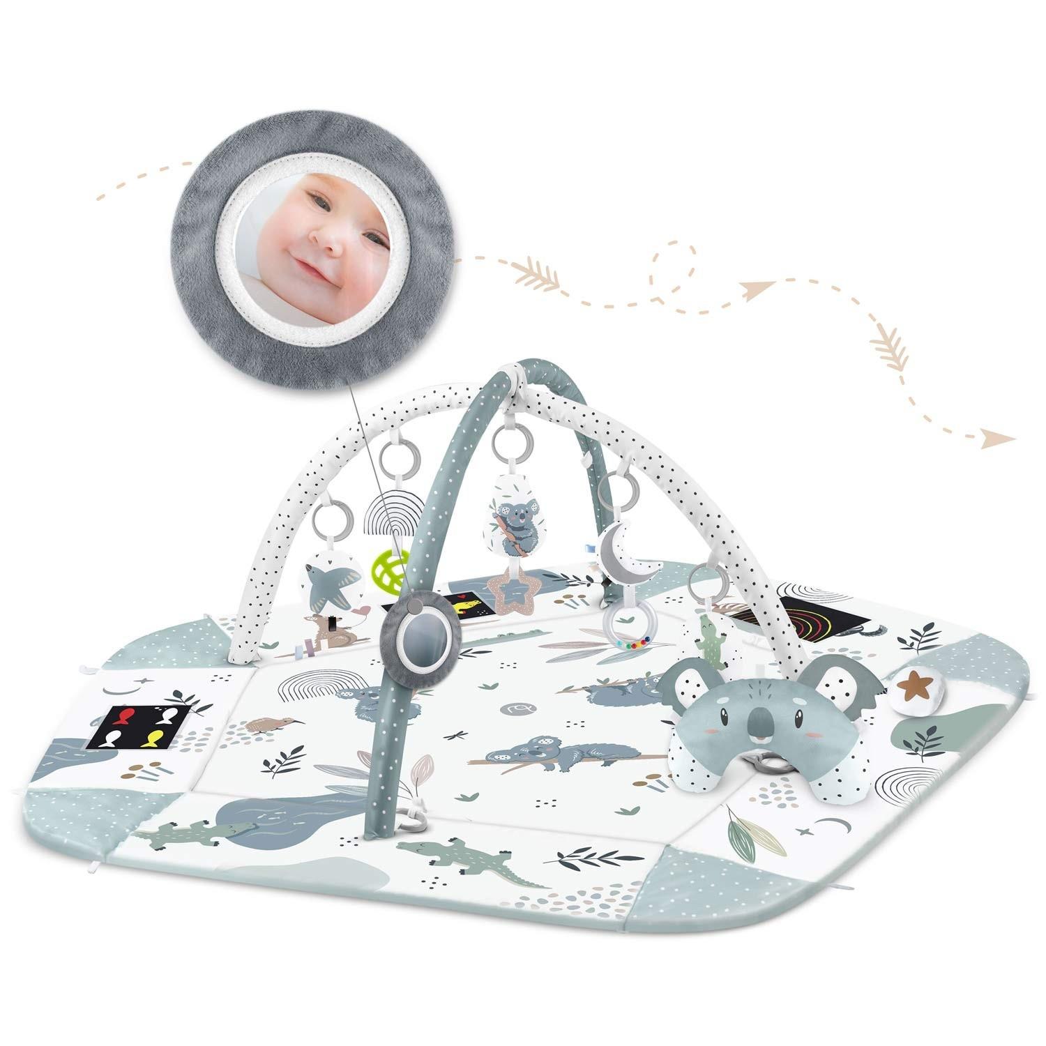 B2X Tapis de jeu interactif et éducatif 136 x 136 cm - Koala Nukido  