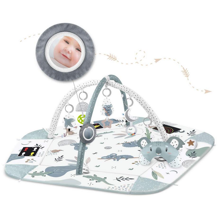 B2X Tapis de jeu interactif et éducatif 136 x 136 cm - Koala Nukido  