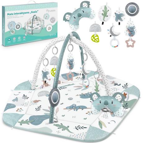 B2X Tapis de jeu interactif et éducatif 136 x 136 cm - Koala Nukido  