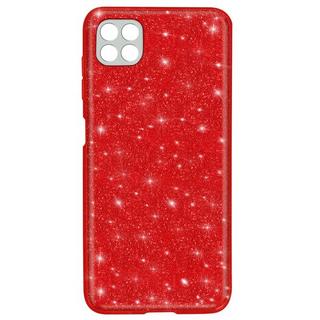 Avizar  Glitter Hülle Samsung A22 Rot 