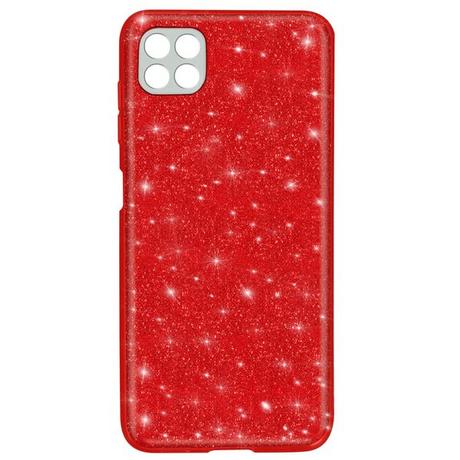 Avizar  Glitter Hülle Samsung A22 Rot 