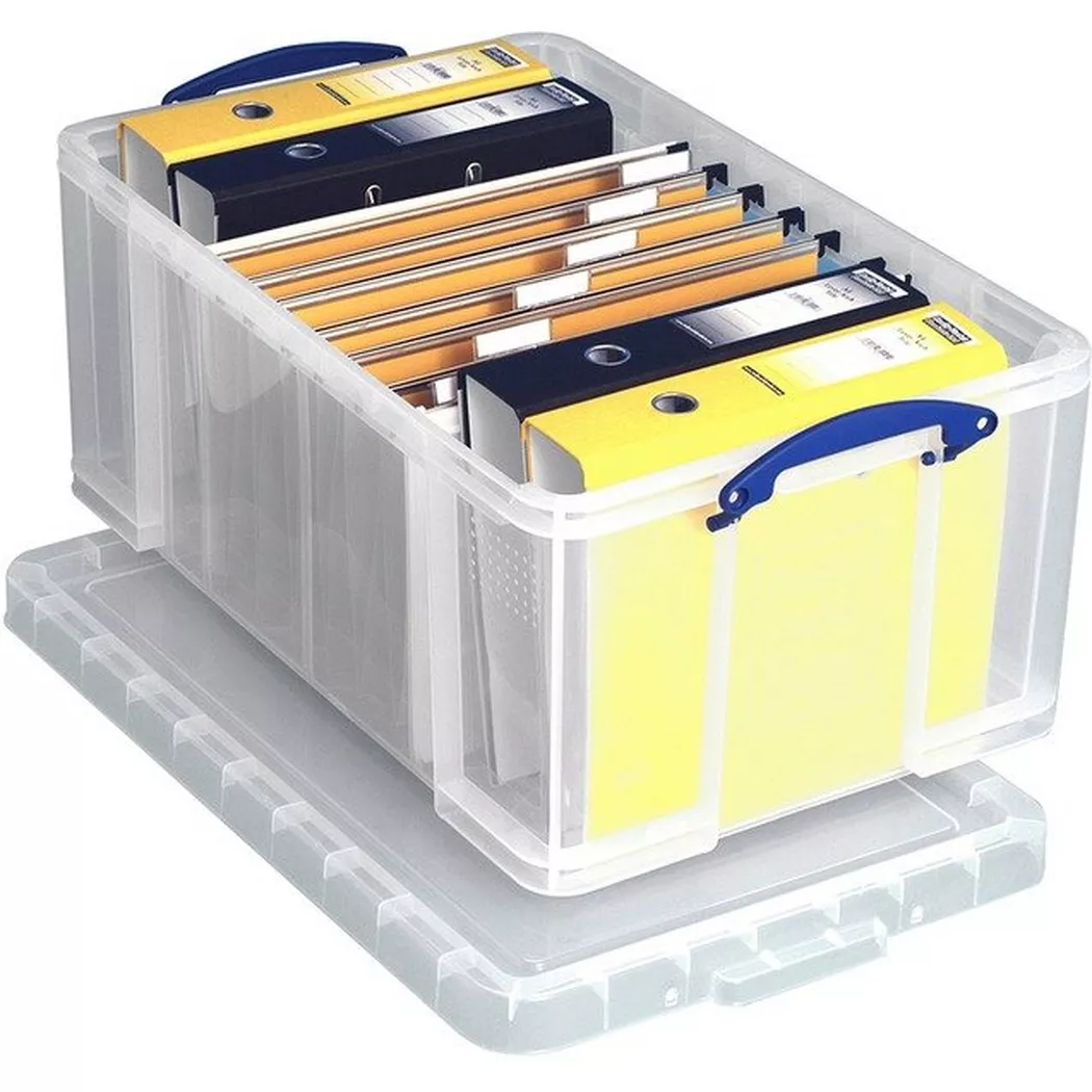 Really Useful Clear Plastic Storage Box 64 Litre NWT1328