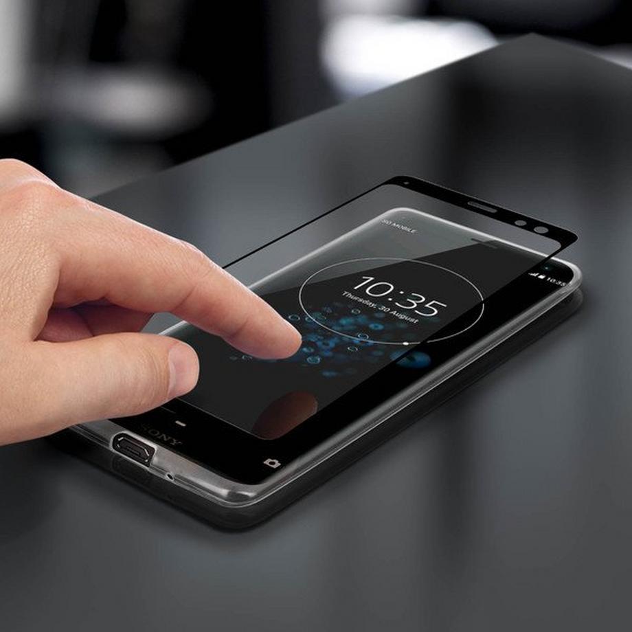 Avizar  Coque souple + Film en verre Xperia XZ3 