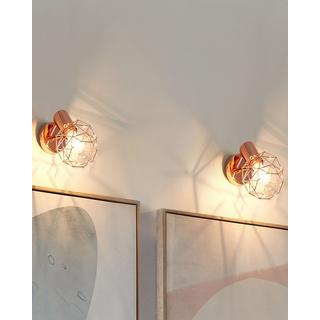 Beliani Set mit 2 Lampen aus Eisen Modern CHENAB  