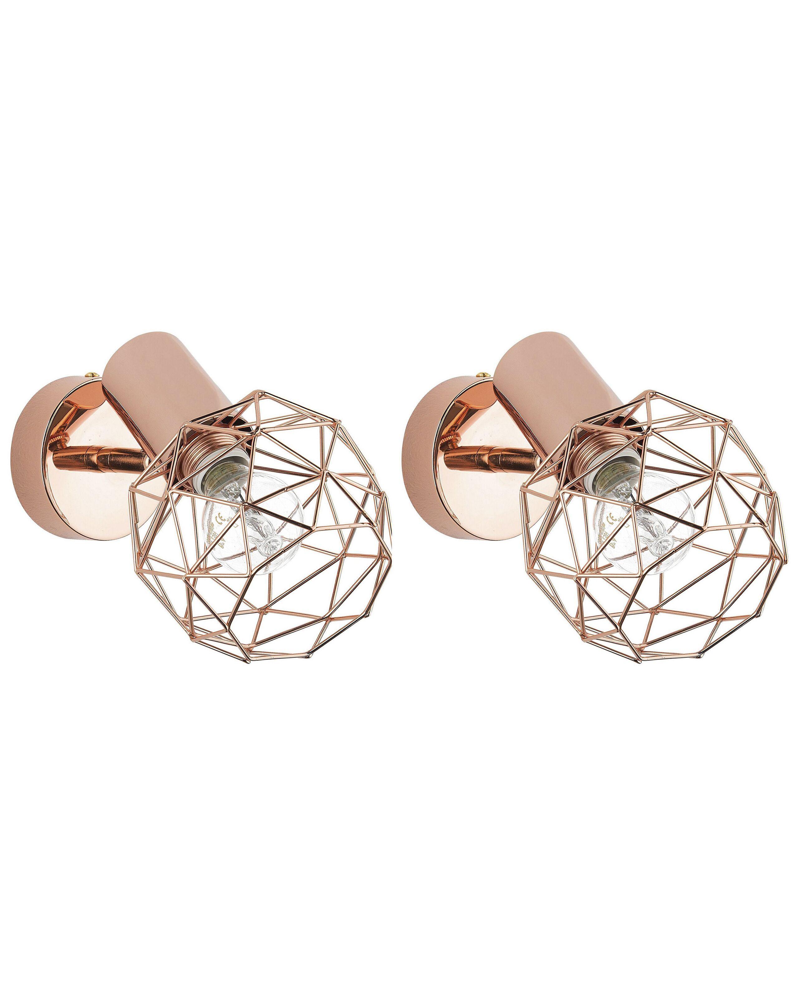 Image of Set mit 2 Lampen aus Eisen Modern CHENAB Set mit 2 Lampen aus Eisen Modern CHENAB