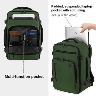 Only-bags.store Sac à dos 40 x 20 x 25 cm pour Ryanair Aeroplane Travel Backpack Hand Luggage Laptop Daypacks PET Recycled Environmentally Friendly Backpack Waterproof Under Seat 20 L Small, Green  