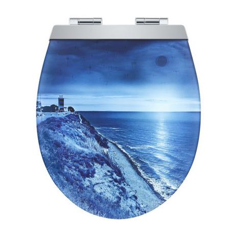 diaqua WC-Sitz Menton LED Slow Down Night beach - MDF - FSC® 100%  