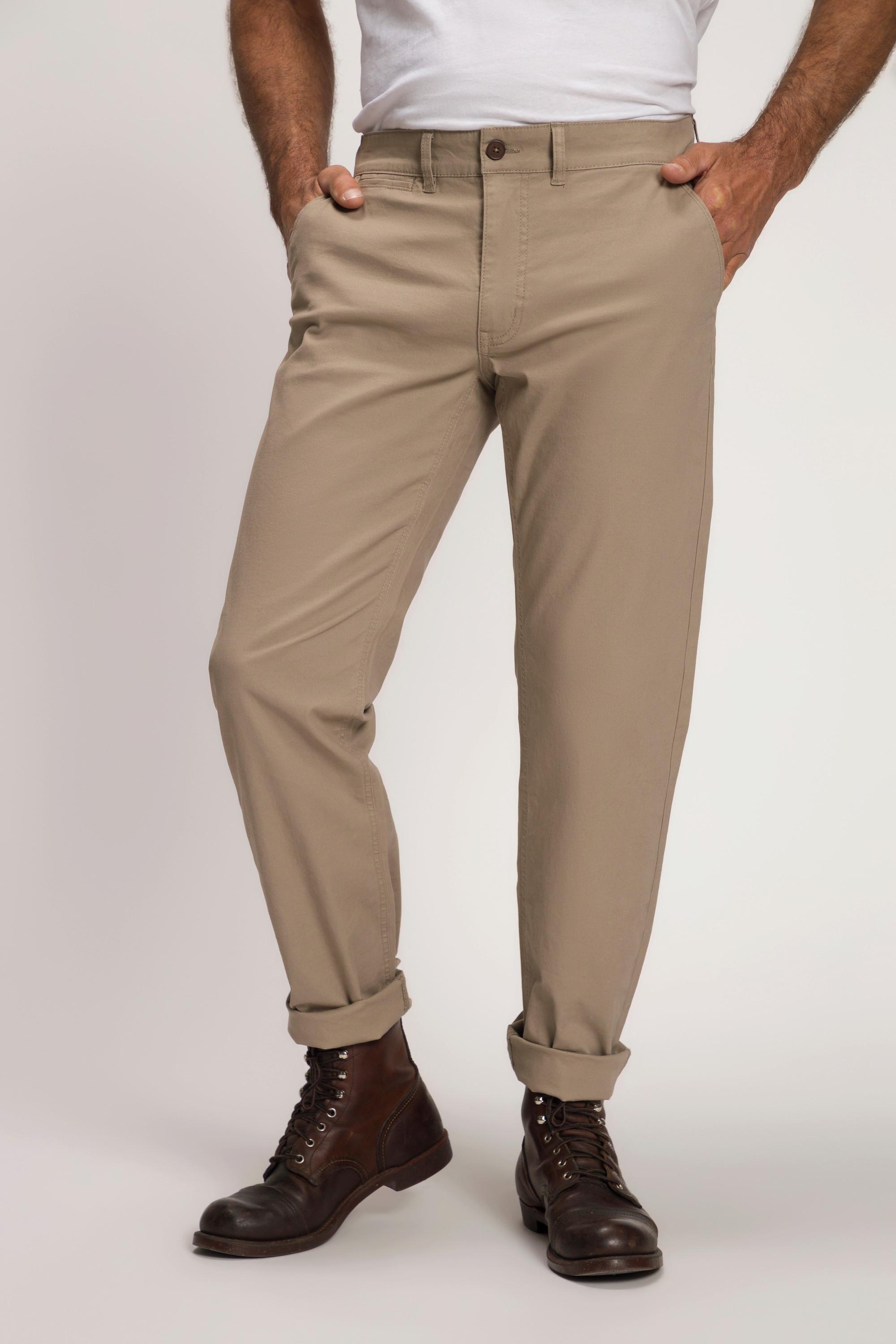 JP1880  Pantaloni chino con taglio speciale per l'addome, FLEXNAMIC®, vestibilità normale e quattro tasche 