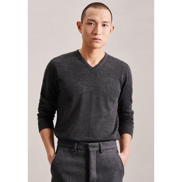 Pullover Regular Fit Langarm Uni