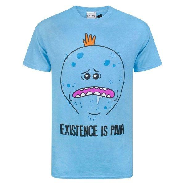 Image of Meeseeks Existence Is Pain Tshirt Herren Blau M