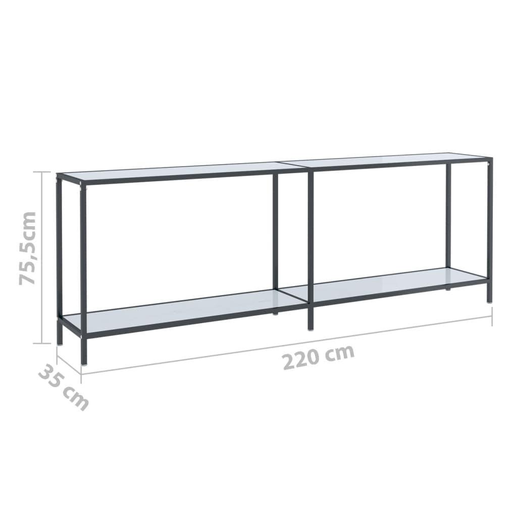 VidaXL Table console verre  