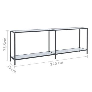 VidaXL Table console verre  