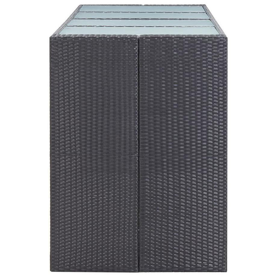 VidaXL Gartenbar-set poly-rattan  