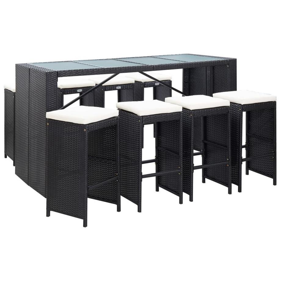 Gartenbar-set poly-rattan