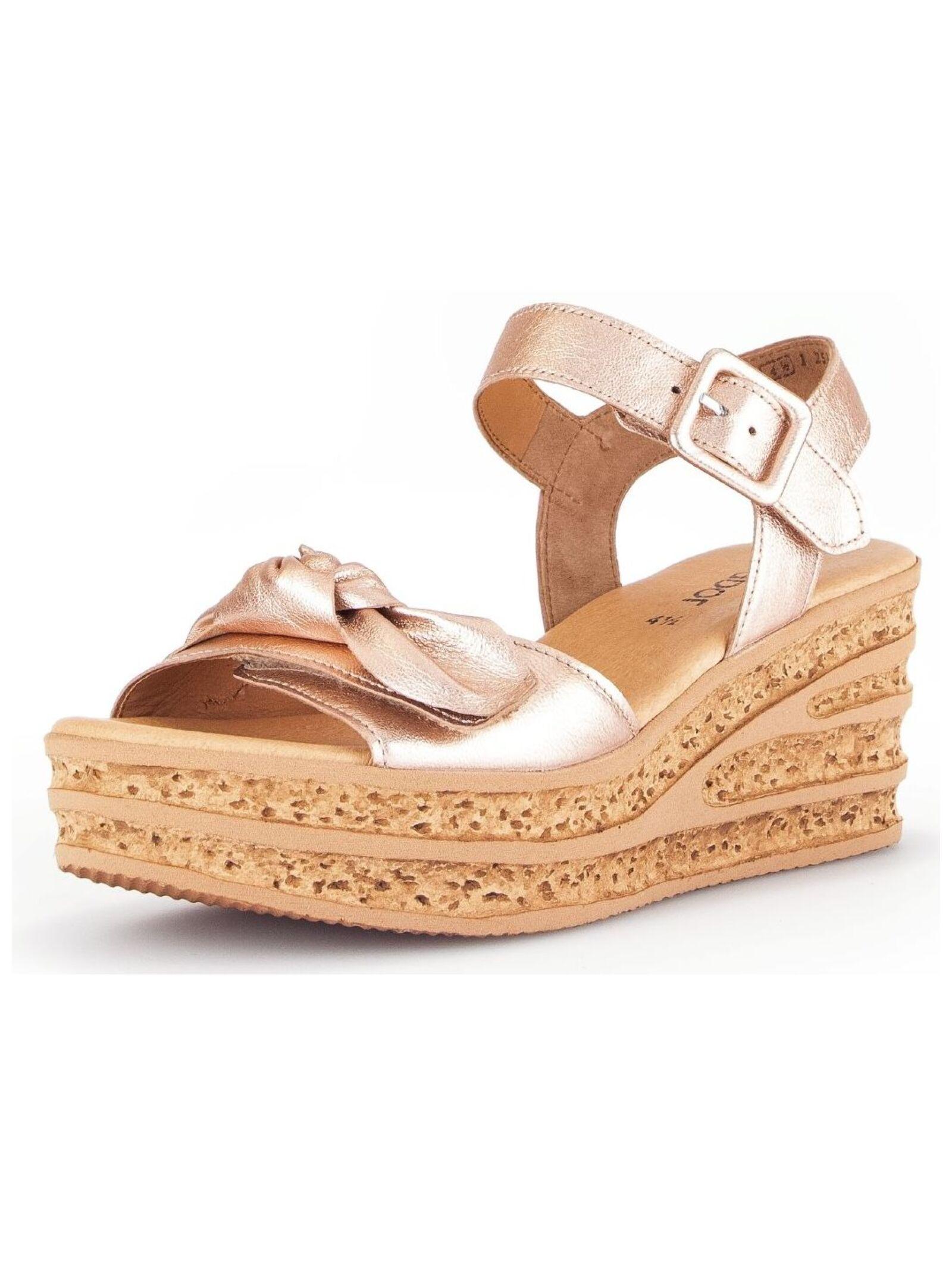 Image of Sandalen Damen Goldrosa 37
