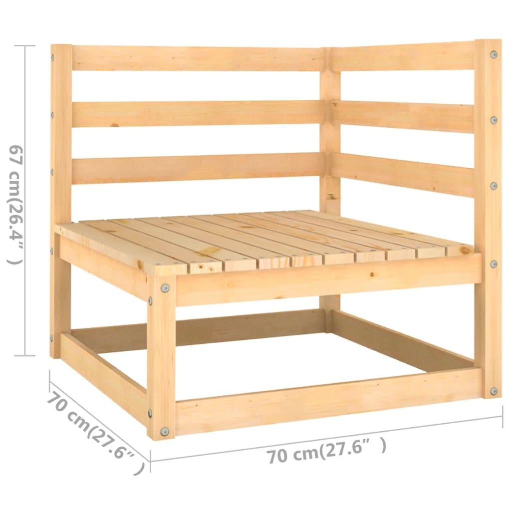 VidaXL Ensemble de meubles de jardin bois de pin  