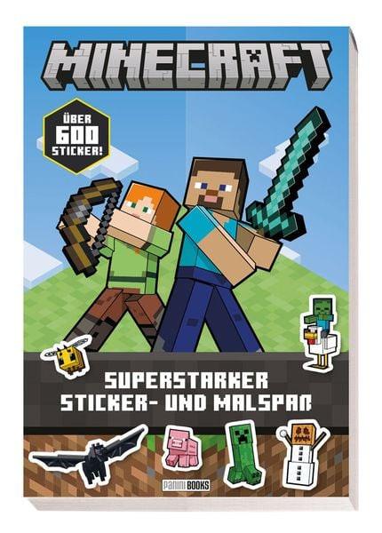 Minecraft: Superstarker Sticker- und Malspaß Panini Couverture rigide 