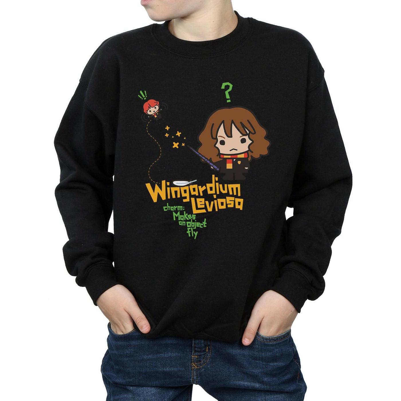 HARRY-POTTER  Wingardium Leviosa Sweatshirt 