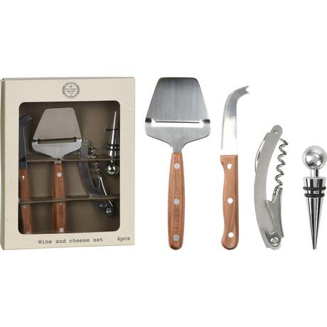 Champ Wein- & Käse-Set 4-teilig  