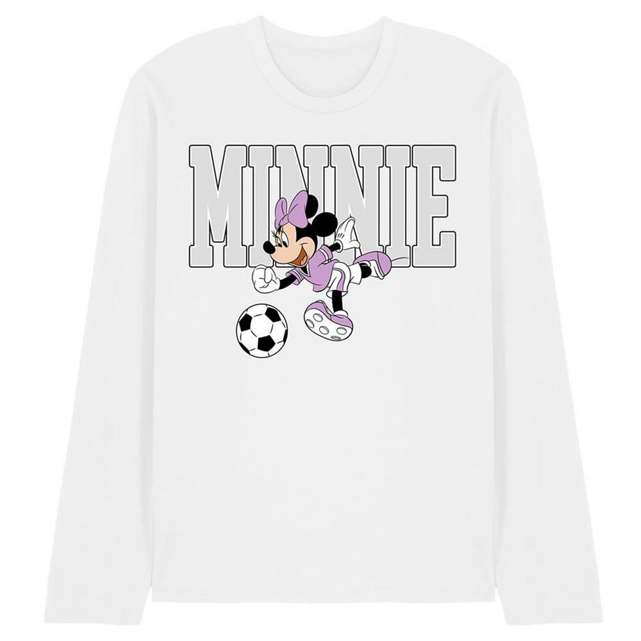 T-ShirtManches Longues Motif Minnie Mouse Motiftyle Ballon De Foot Kick