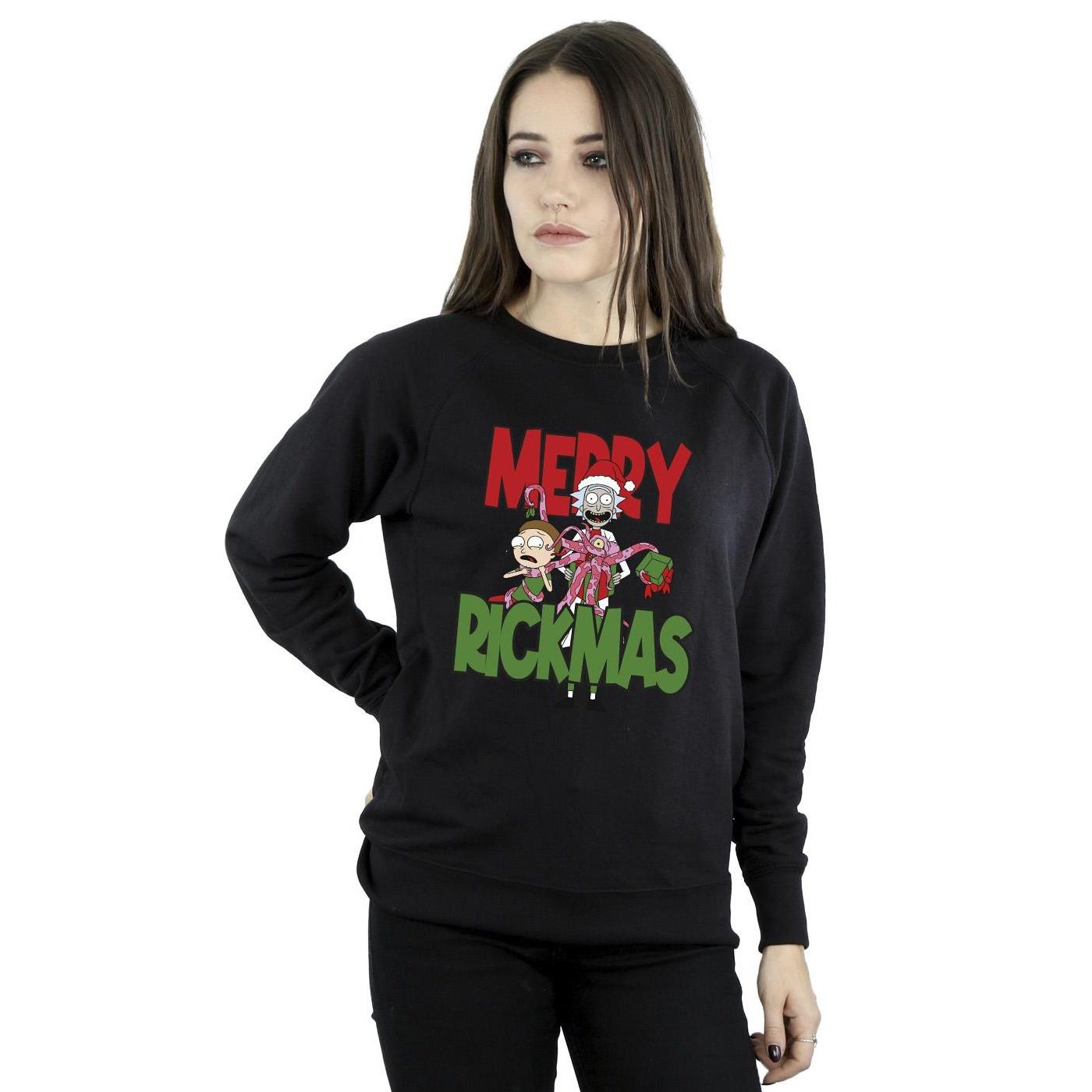 Rick And Morty  Merry Rickmas Sweatshirt 