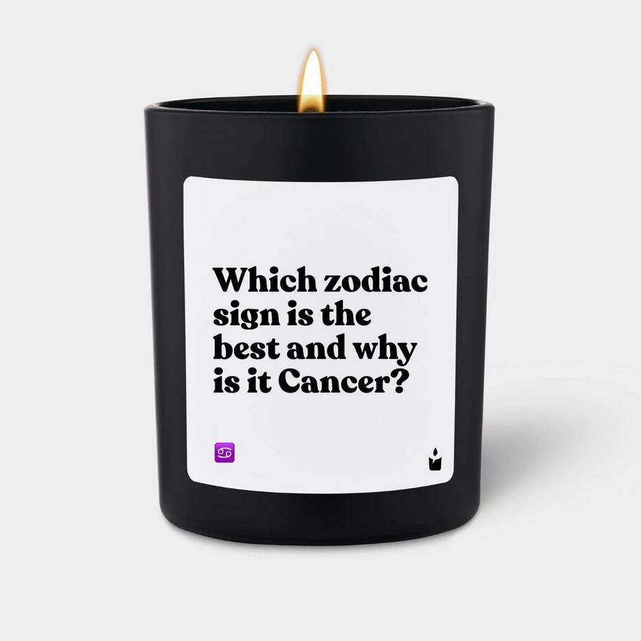 Duftkerze Flowery Which zodiac sign is the best and why is it Cancer?