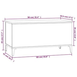 VidaXL Couchtisch holzwerkstoff  