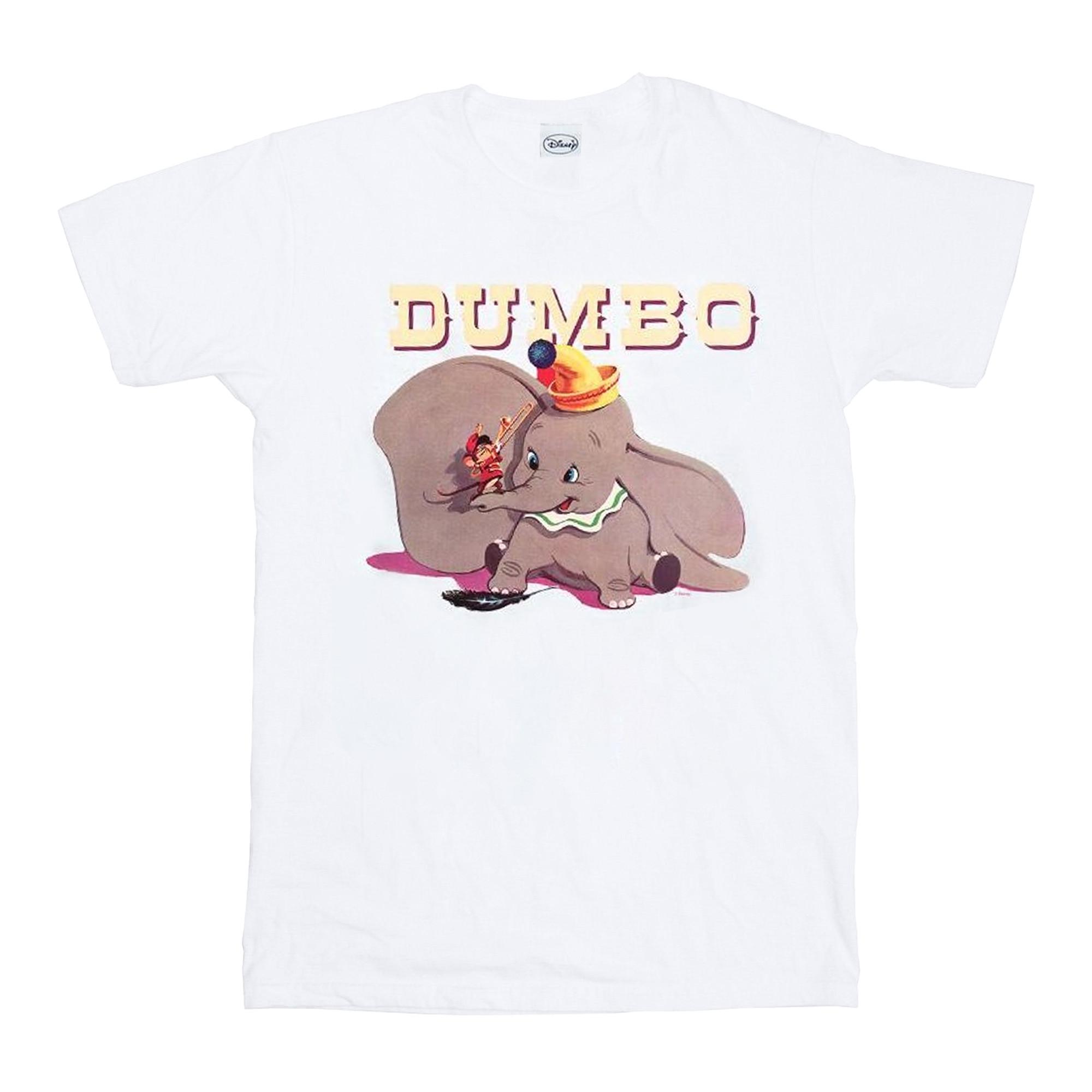 Image of Dumbo Timothy's Trombone Tshirt Unisex Weiss 140/146