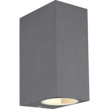 Lampe d'extérieur Veronika en fonte d'aluminium anthracite 2xGU10