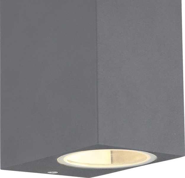 mutoni Lampe d'extérieur Veronika en fonte d'aluminium anthracite 2xGU10  