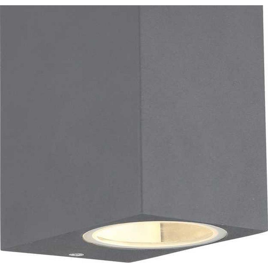 mutoni Aussenleuchte Veronika Aluminium Druckguss anthrazit 2xGU10  