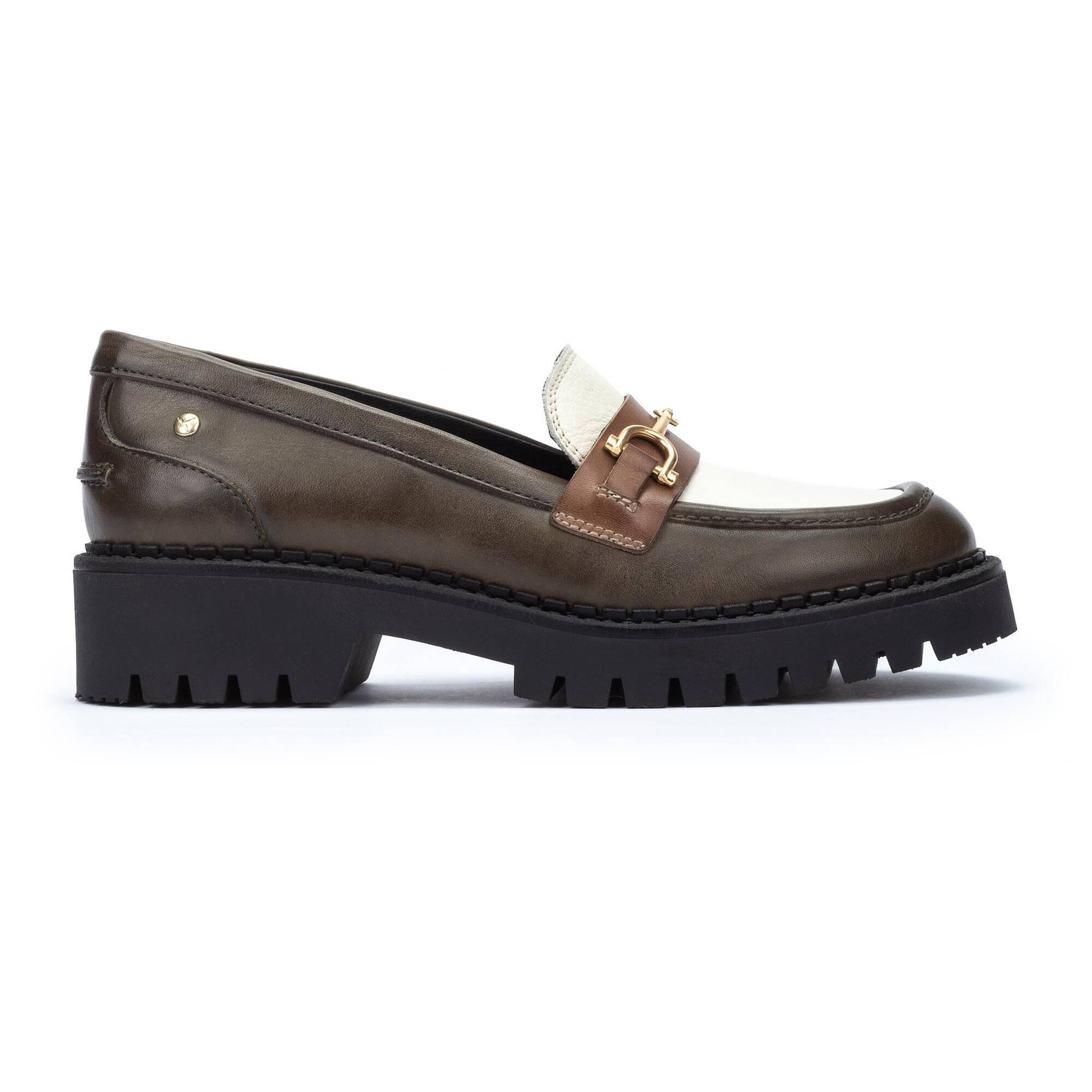 Image of Aviles - Leder Pump Damen Grün 41