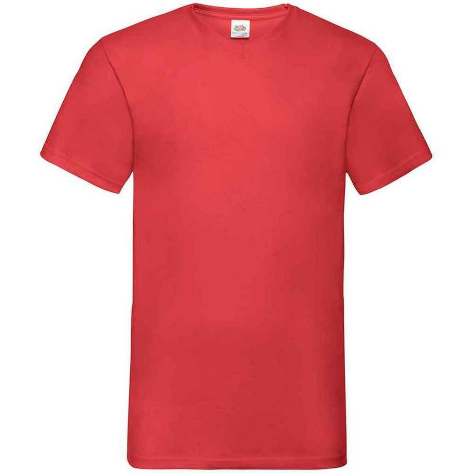 Fruit of the Loom Valueweight T-Shirt Scollo a V  