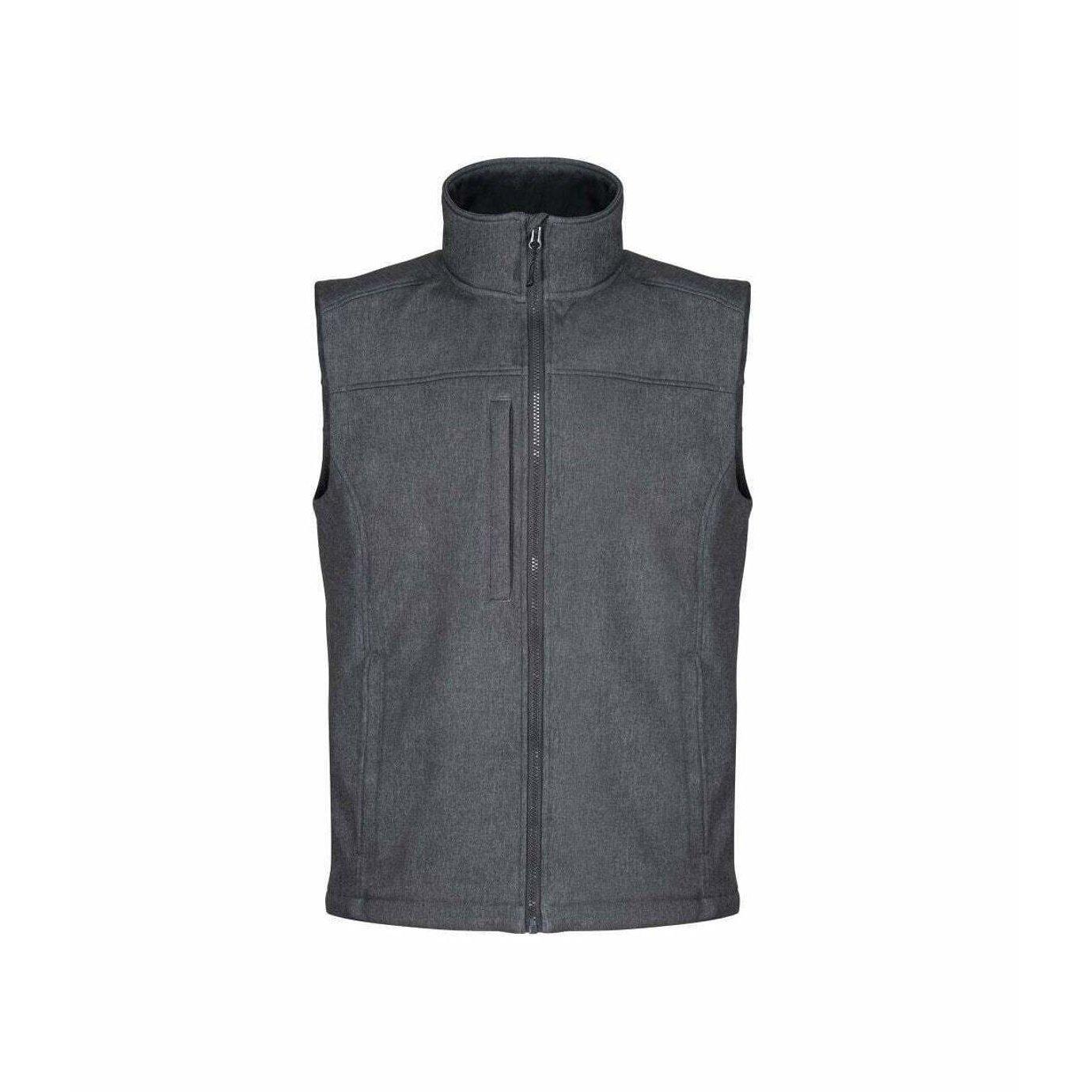 Image of Flux Marl Softshell Body Warmer Herren Taubengrau M