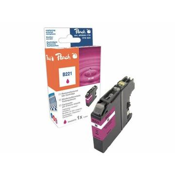 Tinte Brother LC-221 Magenta 7.6ml 290 Seiten