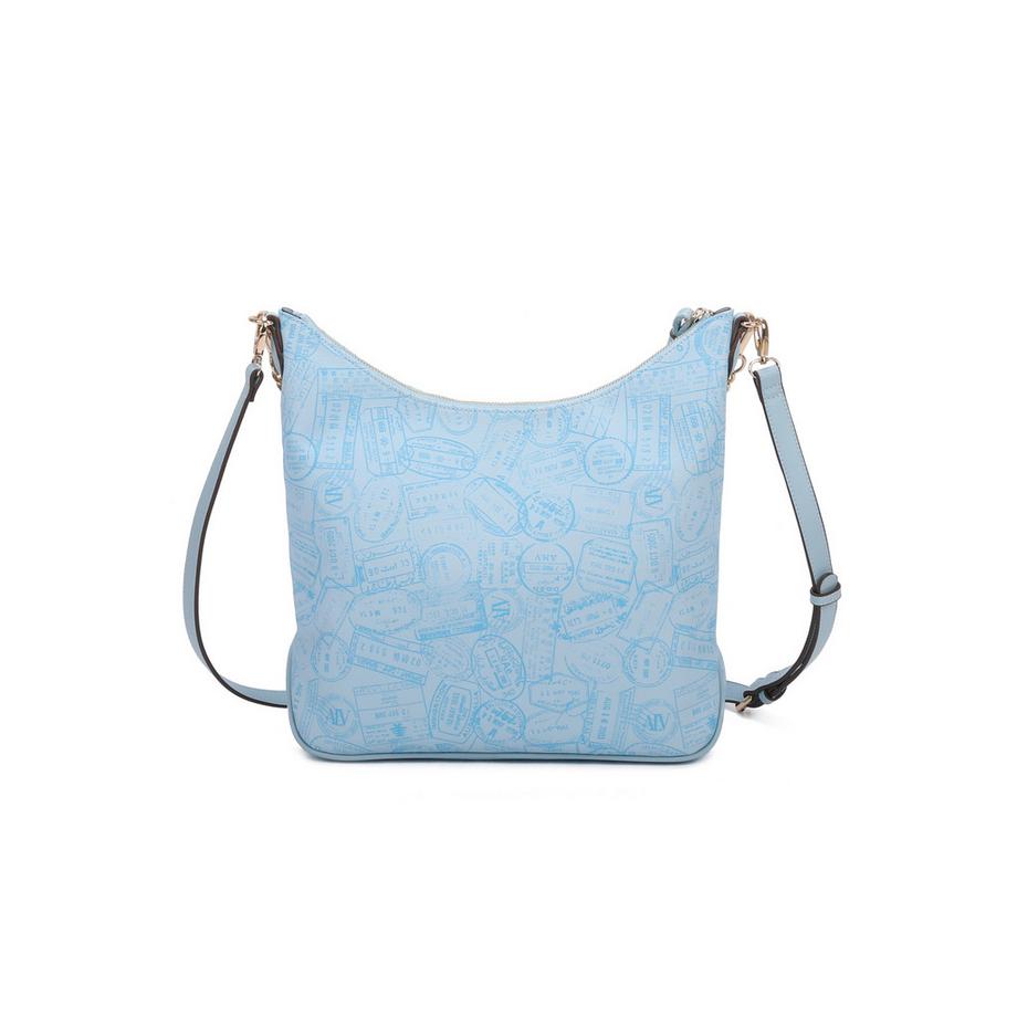 ALV by Alviero Martini Umhängetasche Reisepass Stempel Print  