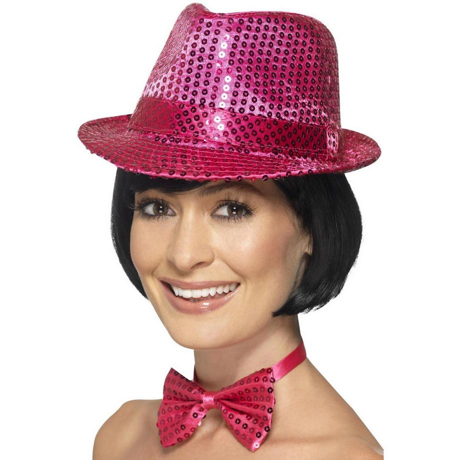 smiffys Pailletten Trilby Hut  