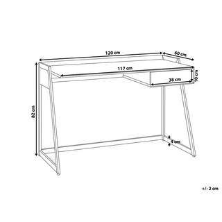 Beliani Table de bureau en MDF Moderne QUITO  