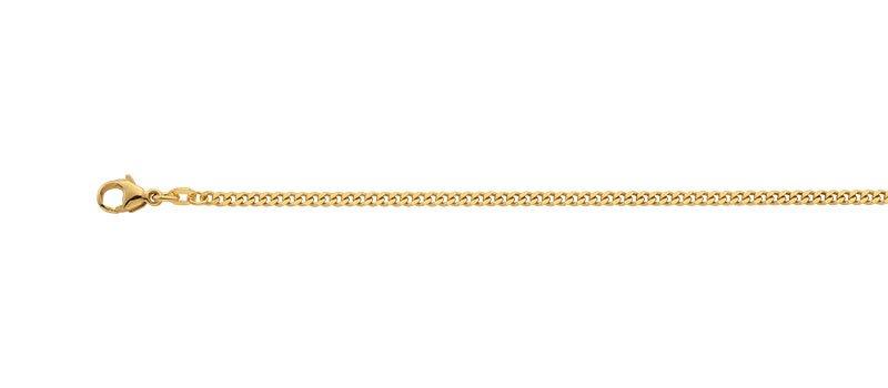 Image of Bracelet Panzer Gelbgold 750, 2.7mm, 19cm Damen Gelbgold 19cm