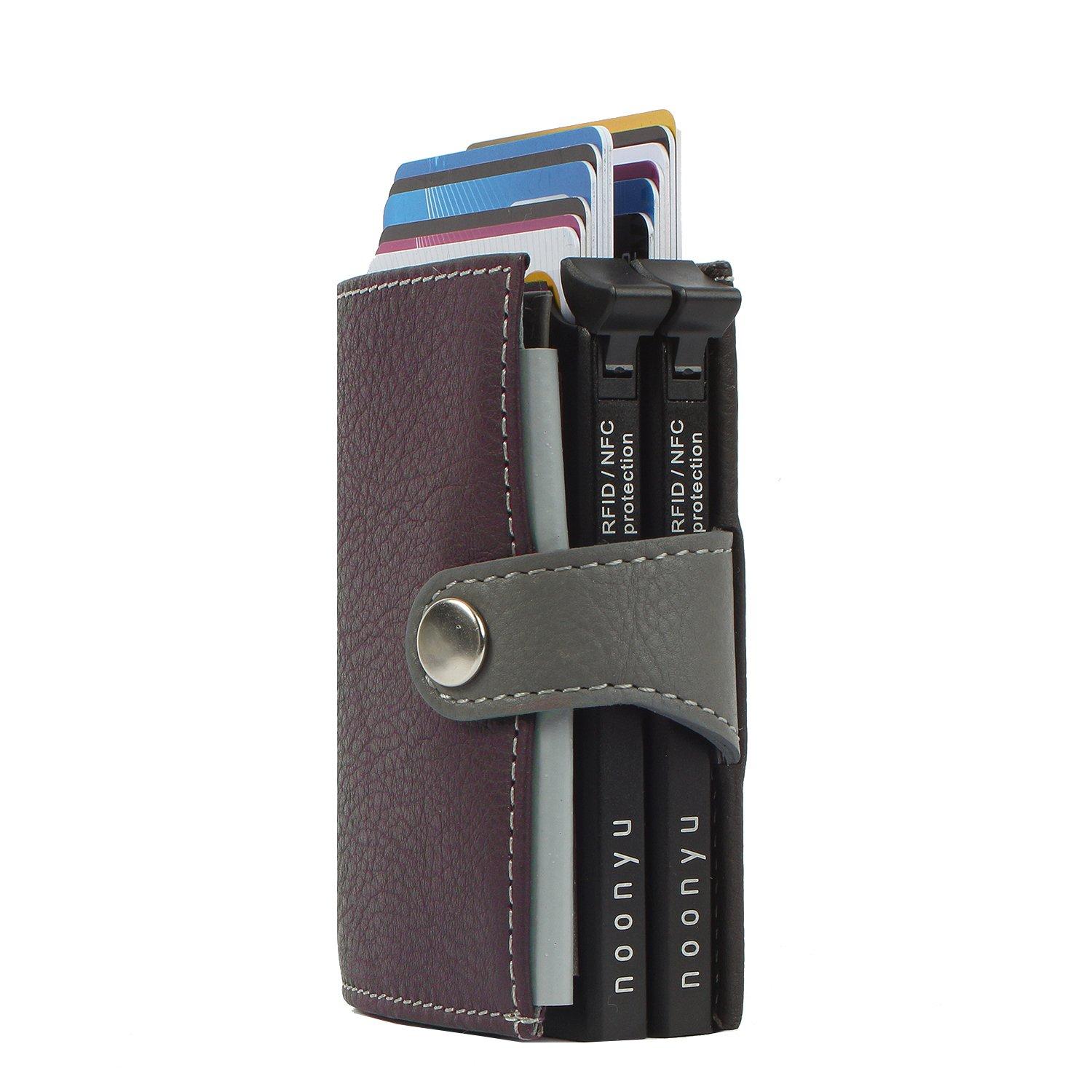 Margelisch Noonyu Double Leather Dark Brown Minibörse  