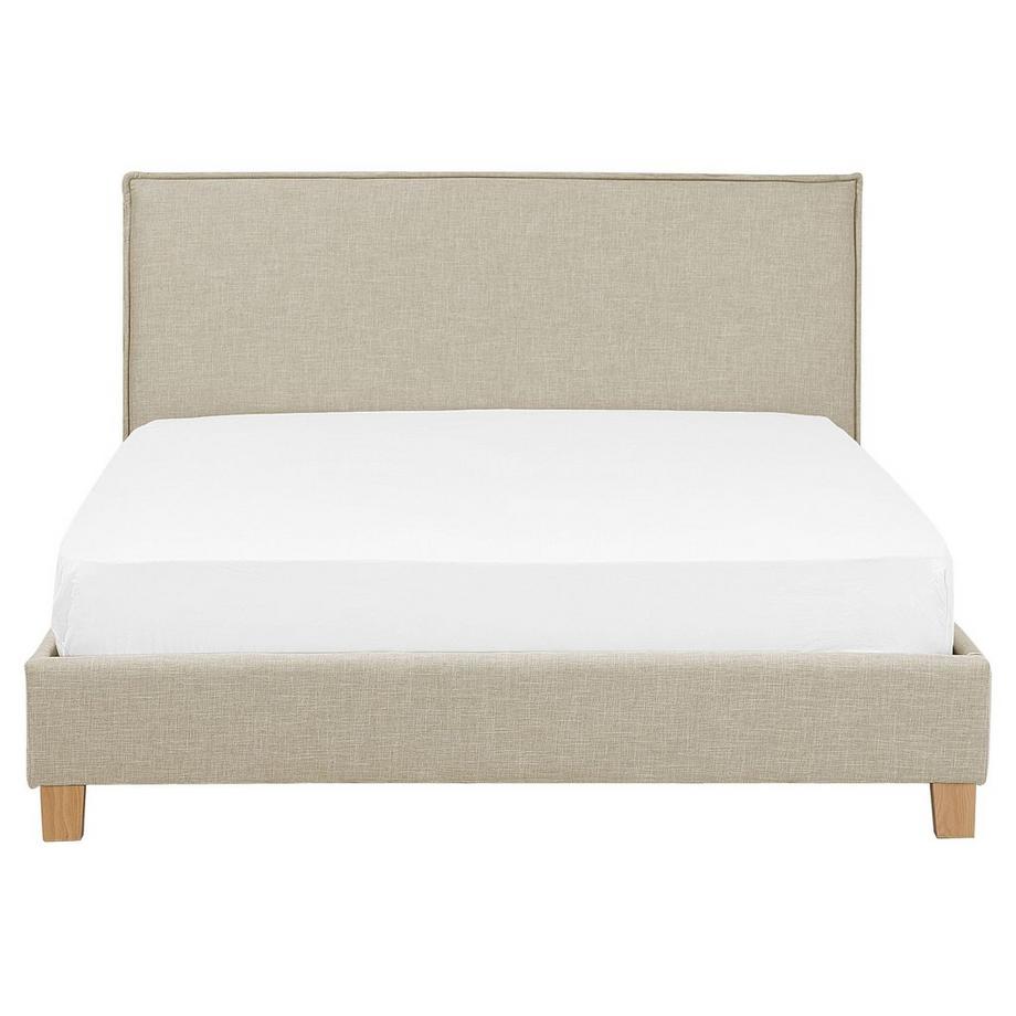 Beliani Lit à lattes en Polyester Traditionnel SENNEZ  