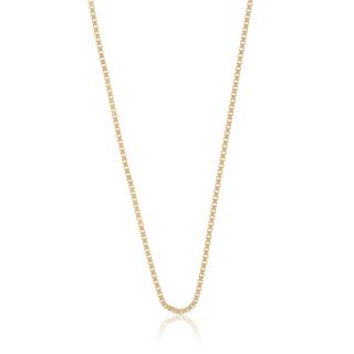 MUAU Schmuck  Collier Venezianer Gelbgold 750, 1.4mm, 45cm 