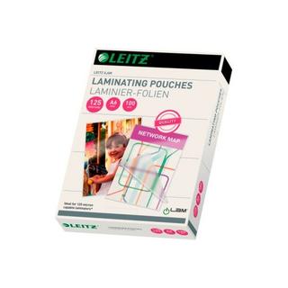 Leitz  LEITZ Laminiertasche A6 33806 glanz, 125my 100 Stk 