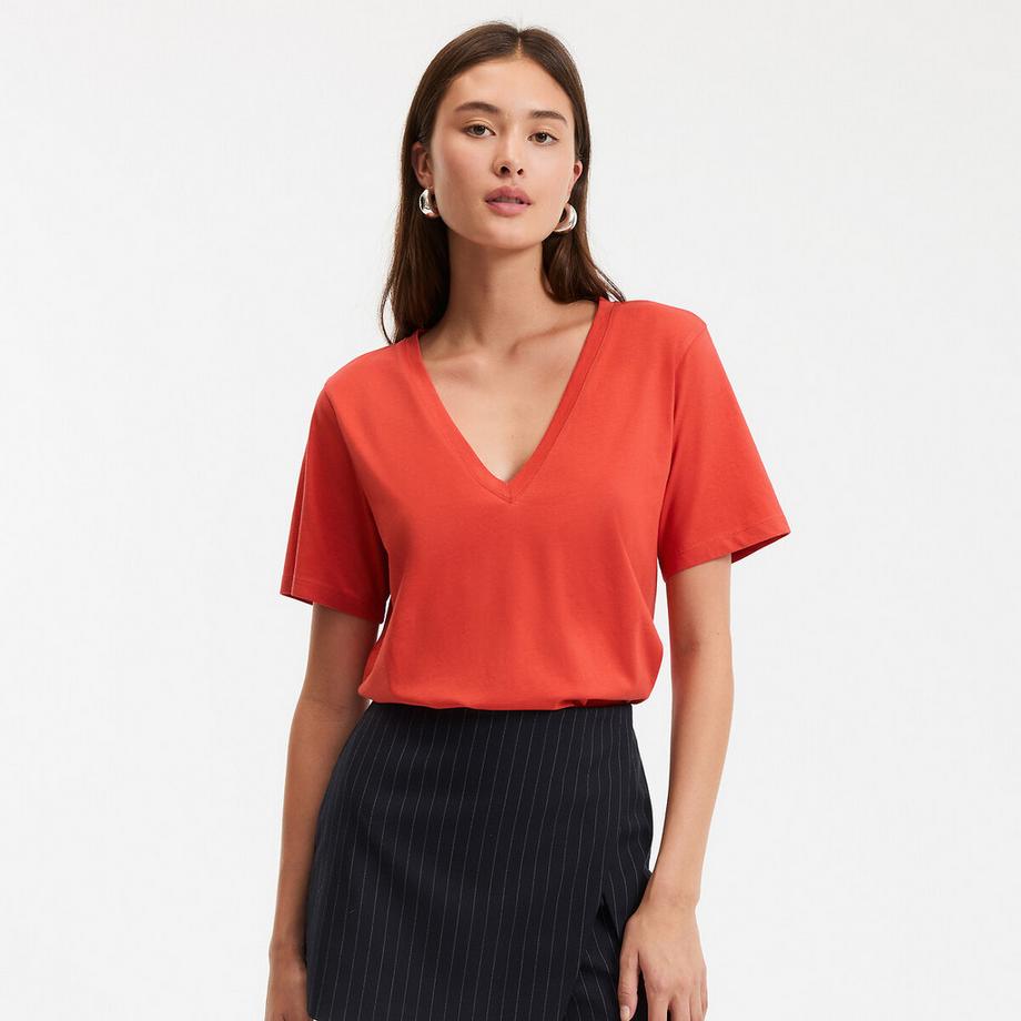 La Redoute Collections T-shirt Col V  