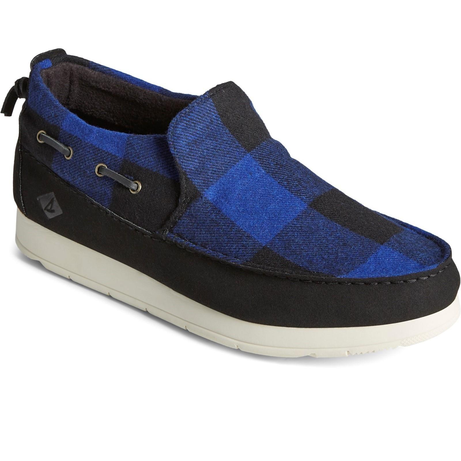 Image of Schuhe Moc Sider Buffalo, Kariert Herren Blau 47