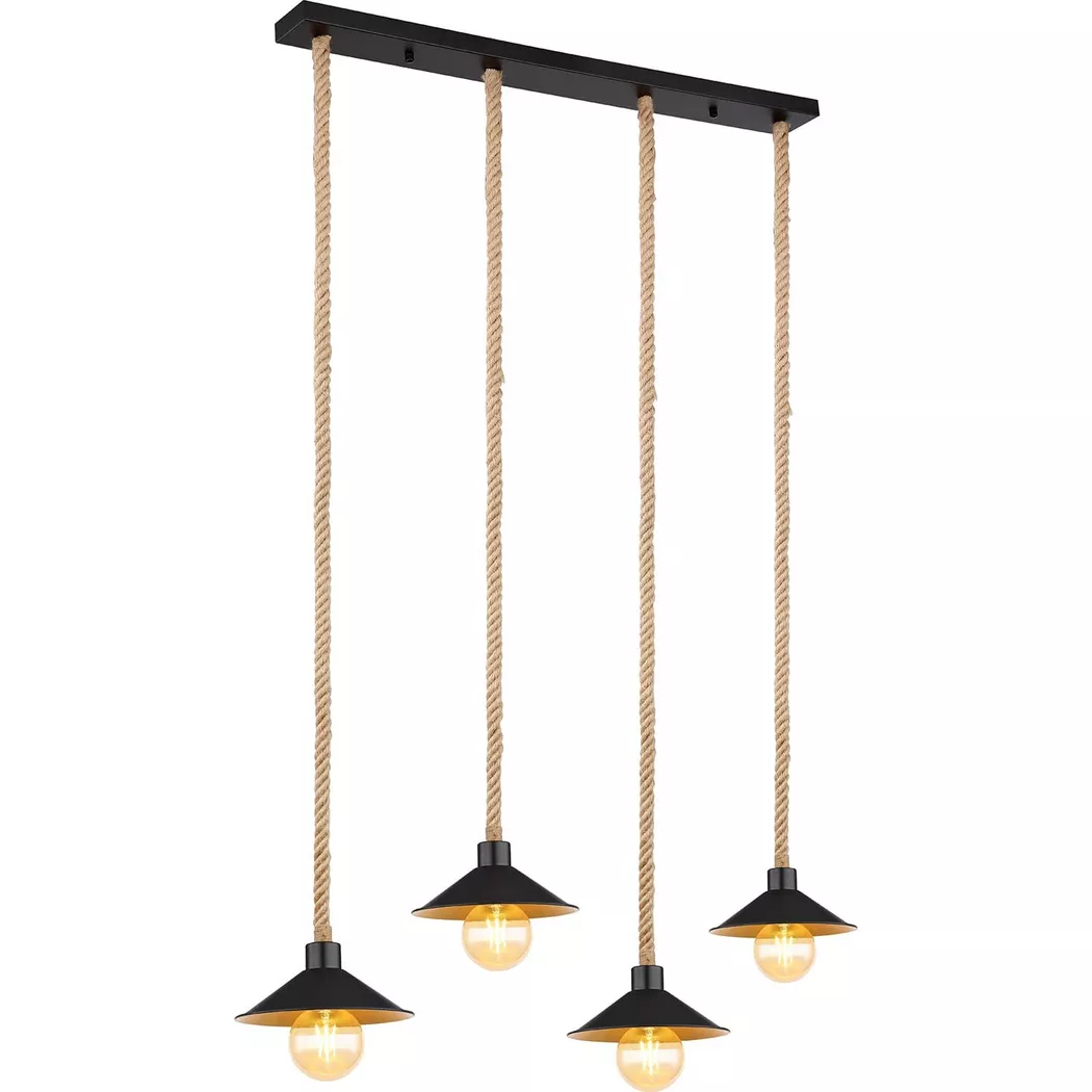 mutoni – Hängeleuchte Diana Metall matt 4xE27, One Size, Multicolor