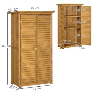 Outsunny Armoire de jardin  