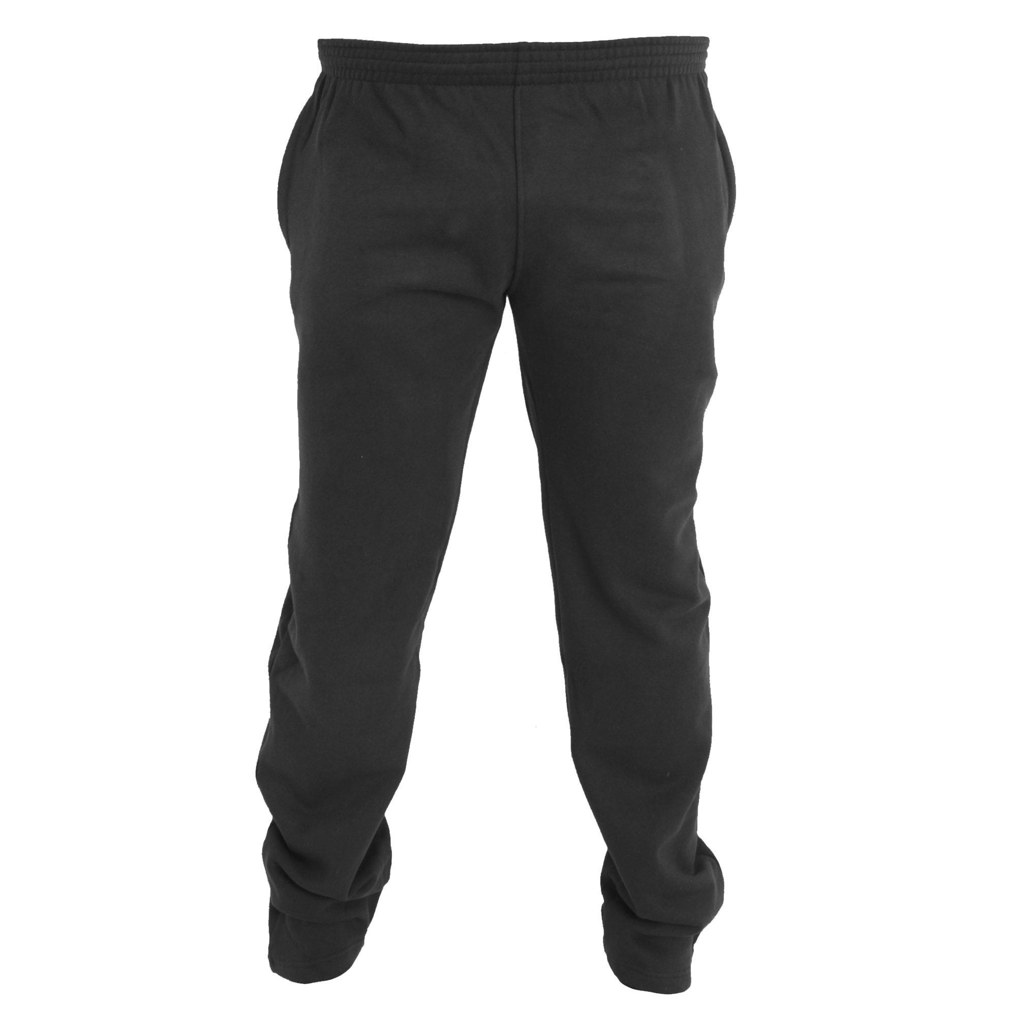 Image of Kingsize Albert Jogging Hose, Gerade Bündchen Herren Schwarz 4XL