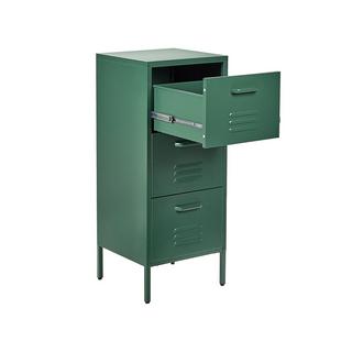 Beliani Armadietto da ufficio en Acciaio Industriale WOSTOK  