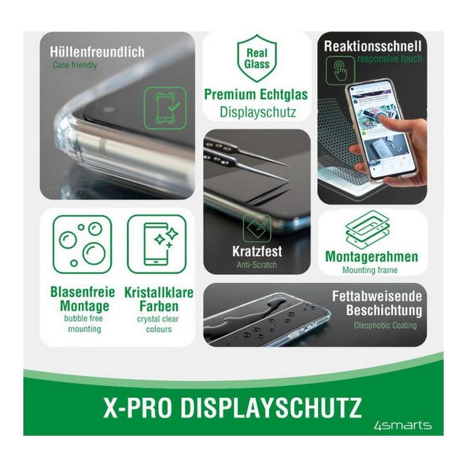 4smarts  Displayschutz Second Glass X-Pro iPhone 
